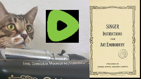 Singer Instructions for Art Embroidery || Stitch & B*