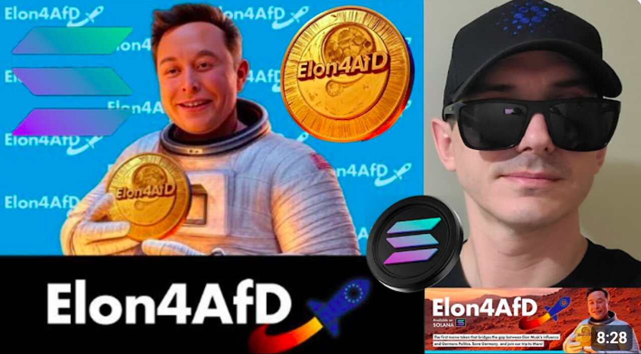 $ELON4AfD by WallStreetKing - ELON FOR AfD TOKEN CRYPTO COIN HOW TO BUY ELON4AfD via SOL SOLANA