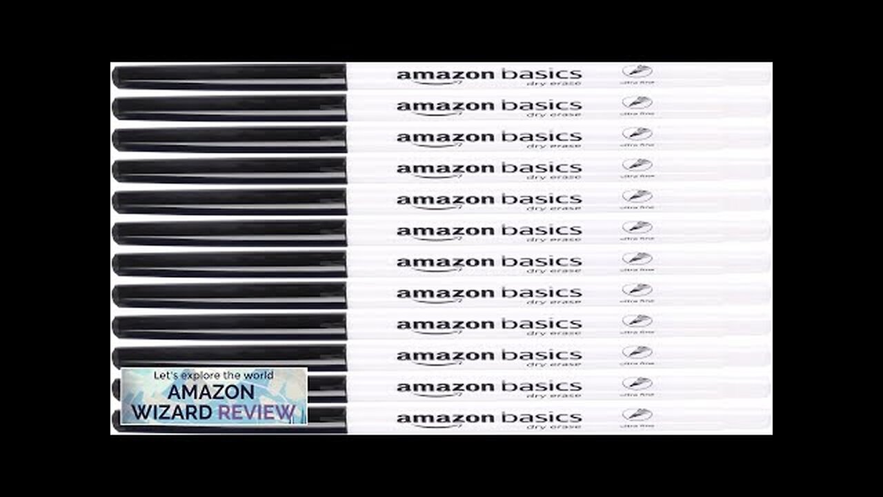 Amazon Basics Low Odor Ultra Fine Tip Dry Erase White Board Markers Review