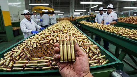 How Bullet is made - Ammunition Factory Process.