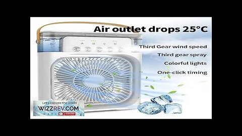 3 In 1 Fan AIr Conditioner Household Small Air Cooler LED Night Review