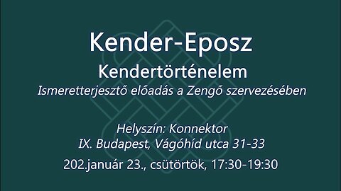 Rendezvény beharangozó - Kender-Eposz: Kendertörténelem - Dr. Karácsony Ferenc