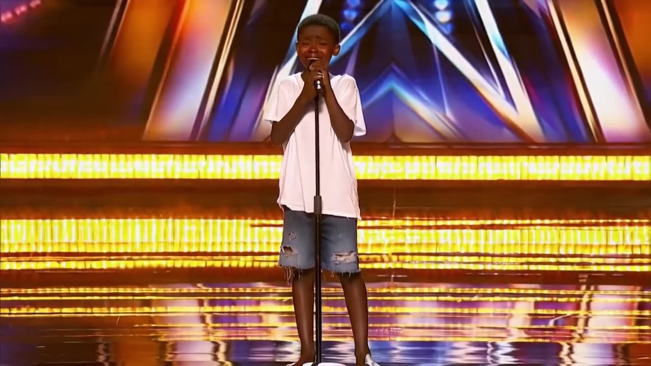 10-Year-Old Nigerian Boy Moves Simon Cowell to Tears on AGT with Song for Late Mother