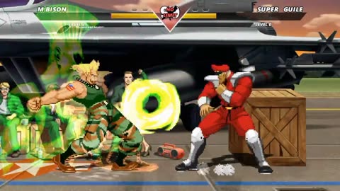 M BISON vs SUPER GUILE - (Hardest AI)