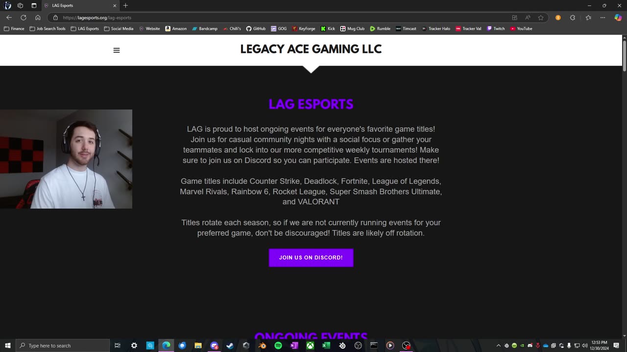 LAG Esports Schedule LIVE Now!!