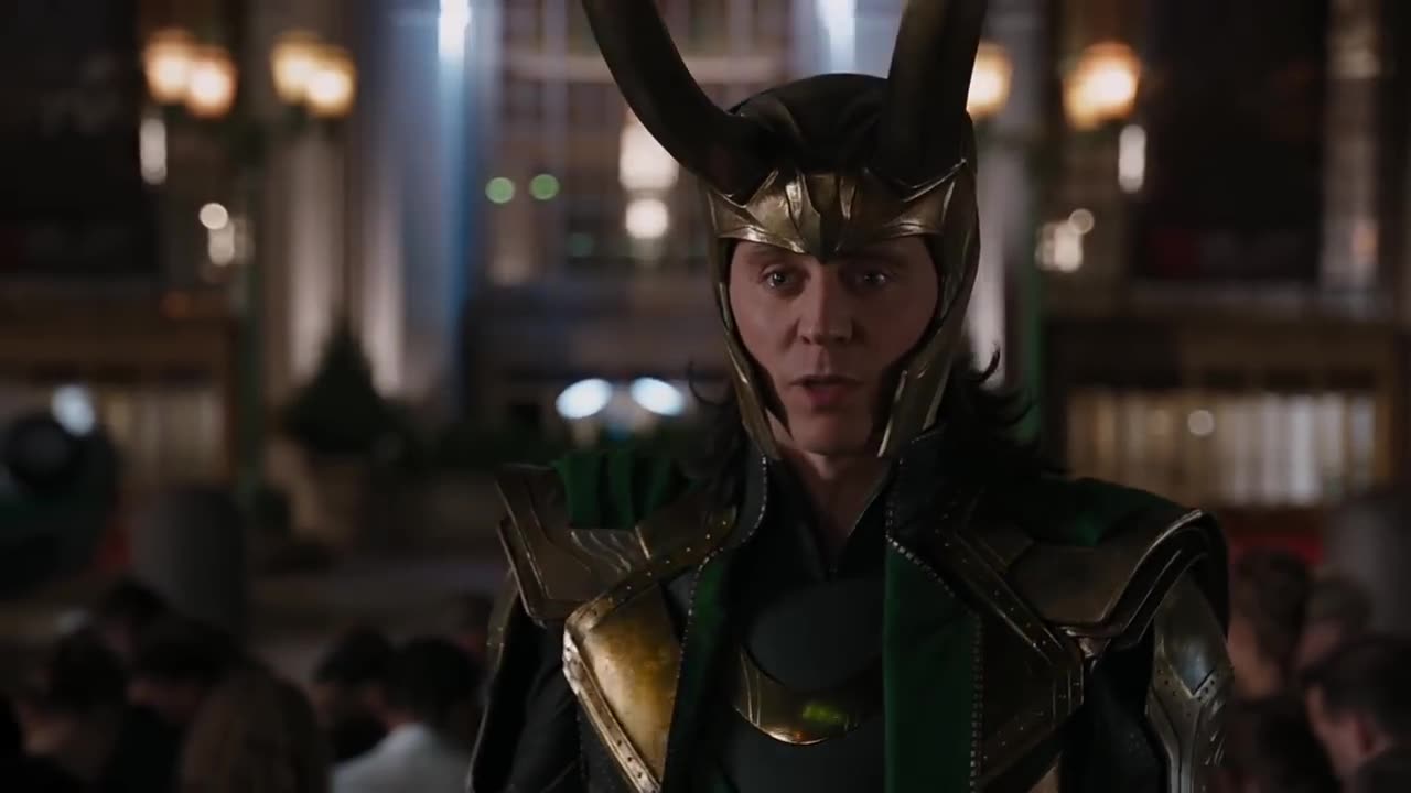 Iron Man _ Captain America vs Loki - Fight Scene - The Avengers (2012) Movie Clip HD