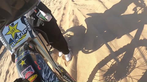 WRECKED HARD AT A DIRT BIKE RACE IN GLAMIS SAND DUNES 2024 HALLOWEEN!