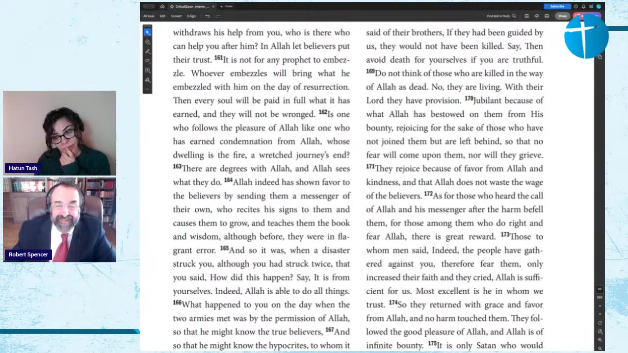 Exploring the Quran | Surah Imran 3:146-182 | Hatun Tash | Robert Spencer