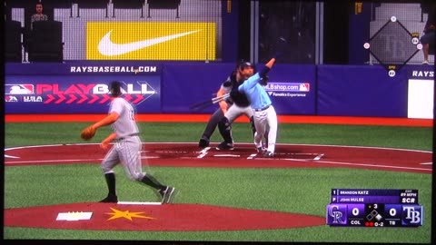 MLB The Show: Colorado Rockies vs Tampa Bay Rays (S10 G30)