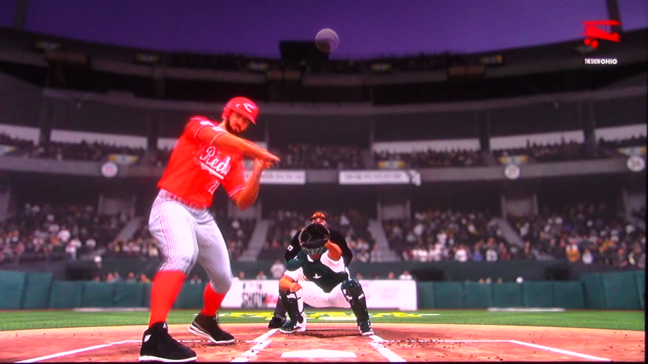 MLB The Show: Cincinnati Reds vs Oakland Athletics (Hulse 3 HRs)