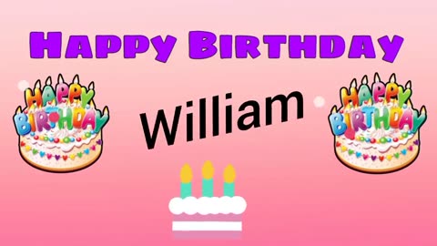 Happy Birthday William Song