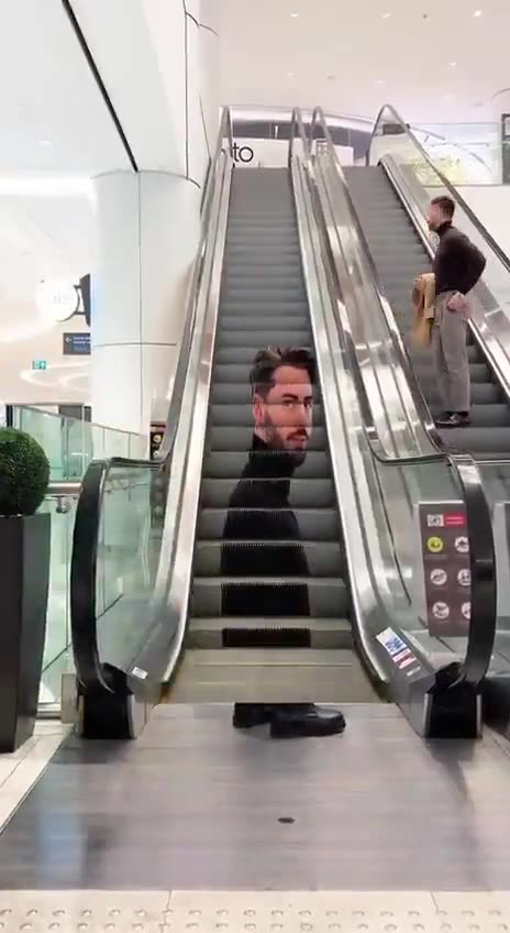 "Painting Comes to Life: A Man Becomes Real!"