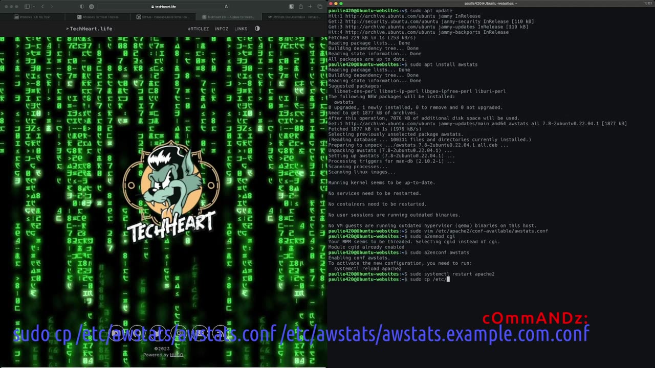 AWSTATS - Quick website statistics w/ authentication protection...