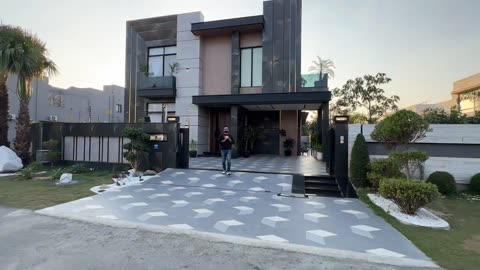 1 Kanal Most Beautiful Futuristic Smart Fully Furnished House 🏠 For Sale In DHA6 Lahore