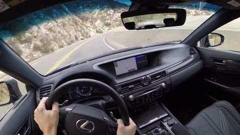 2016 Lexus GS F - WR TV POV Canyon Drive