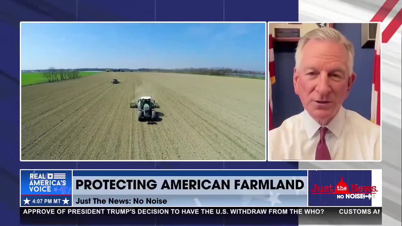 Sen. Tommy Tuberville calls to protect American farmlands from foreign adversaries