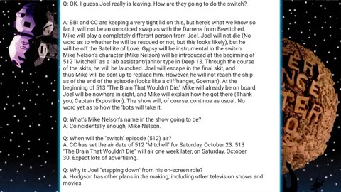 Mike vs Joel Feud: MST3K’s Epic Fan War!