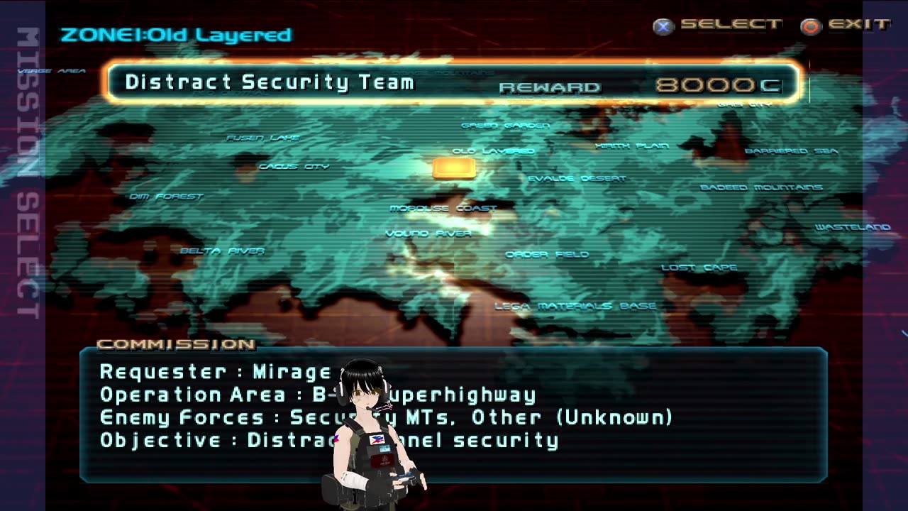 Armored Core 3 Silent Line Mission 05 Distract Security Team