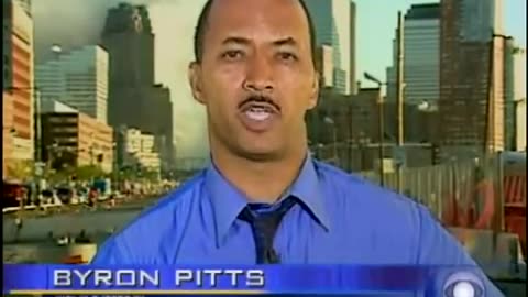 911 WTC 7 Demolition - Byron Pitts And Mika Brezinski Ran From Street Level Fireball