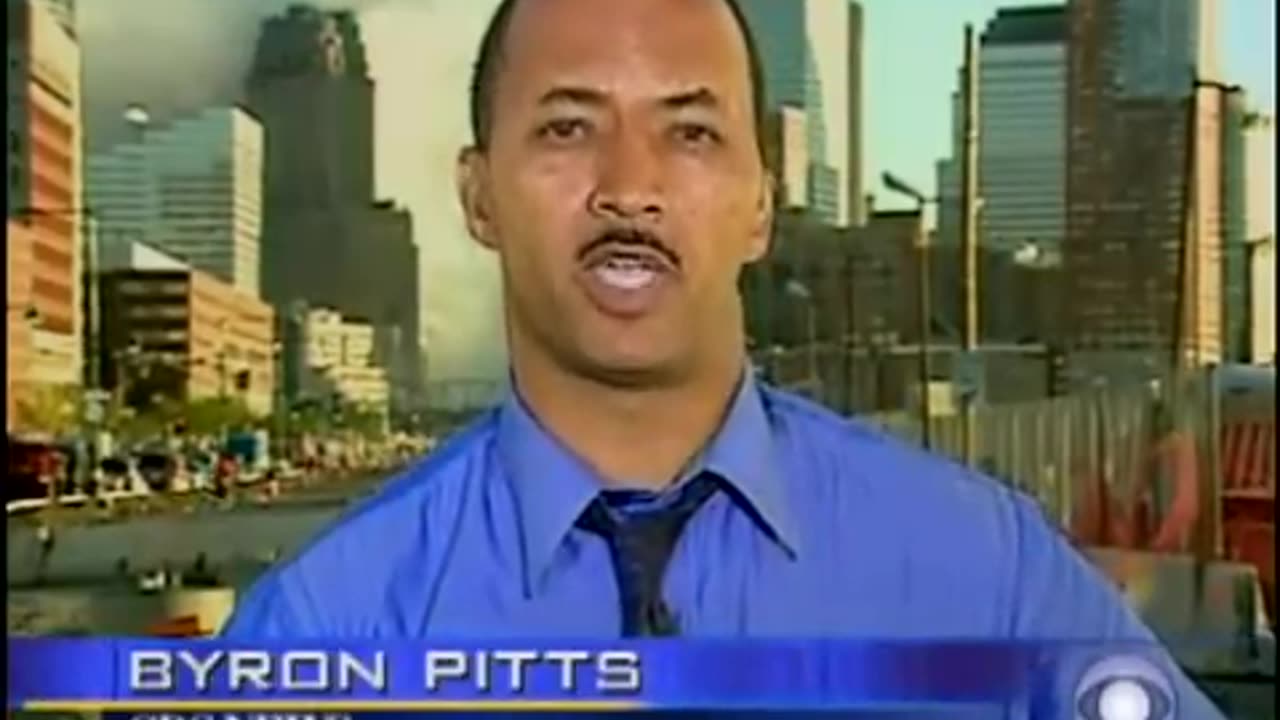 911 WTC 7 Demolition - Byron Pitts And Mika Brezinski Ran From Street Level Fireball