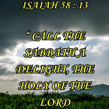Isaiah 58:13