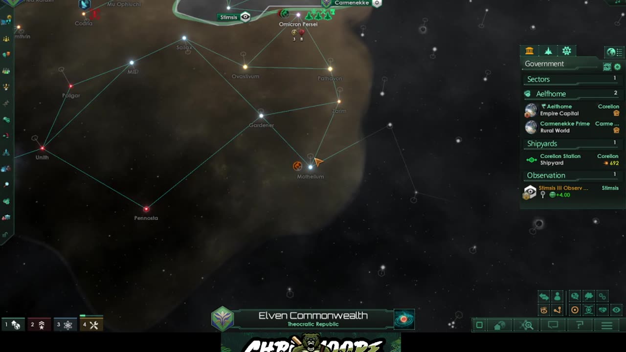 Stellaris! Multiplayer with Burns! Series 1 Episode 1