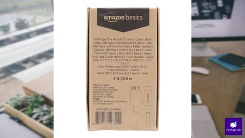 Amazon Basics USB-C to Micro USB 3.1 Gen 2 Fast Charging Cable