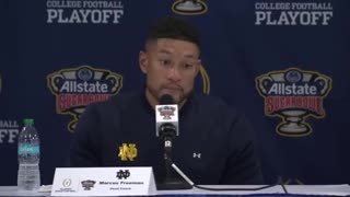 Notre Dame Head Coach Marcus Freeman Gives Brilliant Response To Question About Race