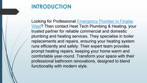 Professional Emergency Plumber in Finglas West