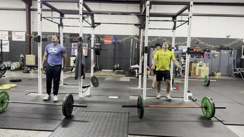 2 Rds 21 DL 115lbs, 21 T2B, 15 PC, 15 T2B, 9 HPCs, 9 T2B -Rest 2:00 b/t Rds-