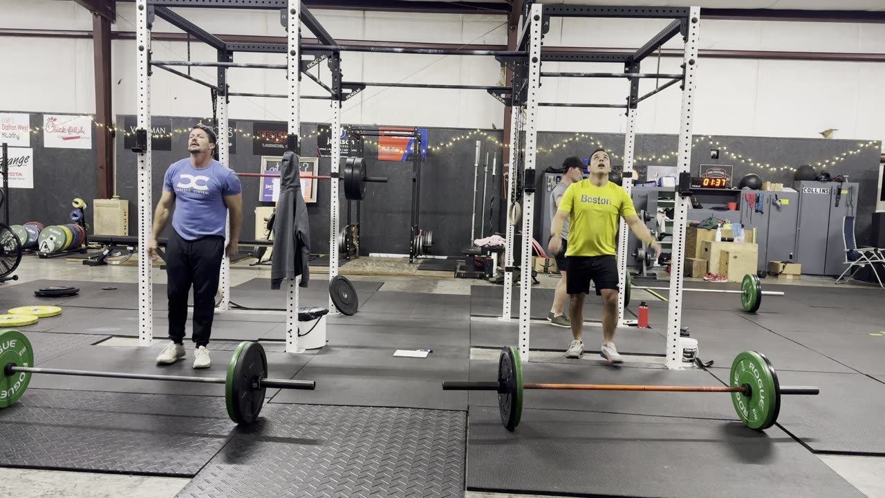 2 Rds 21 DL 115lbs, 21 T2B, 15 PC, 15 T2B, 9 HPCs, 9 T2B -Rest 2:00 b/t Rds-