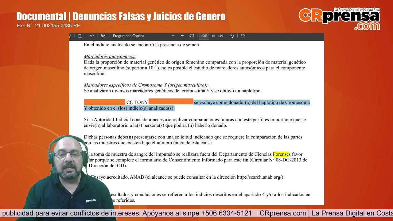 Soy víctima de año y tres meses de cárcel por denuncias falsas y posible simulación de delito