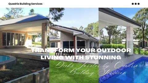 Decks Forster: Stylish Outdoor Living by Quadrio Building Services