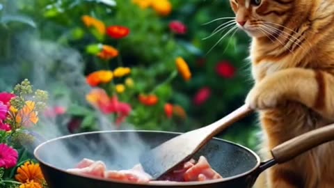 Cat vs. Meat: The Ultimate Dining Drama