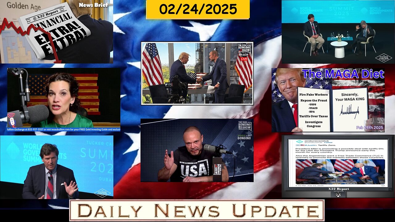 Tucker Carlson: Peace, X22 Report: Timeline, Wendy Bell: MAGA Diet, Dan Bongino: Cutesy Time | EP1483