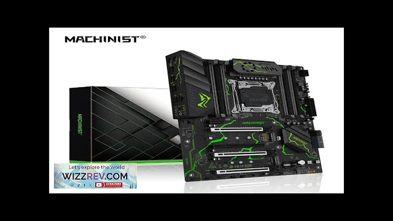 MACHINIST MR9S X99 Motherboard Support LGA 2011-3 Xeon E5 2640 2666 2667 Review