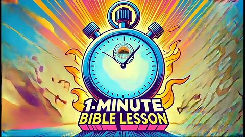 1 Minute Bible Lesson: 3 Steps to Salvation