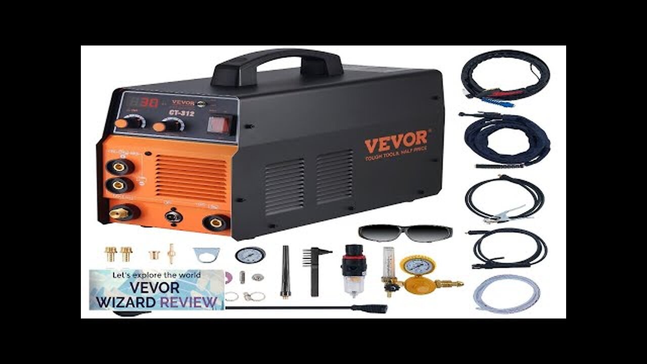 VEVOR 3 in 1 Plasma Cutter Welder Machine CT-312 TIG/MMA Plasma Cutter Review