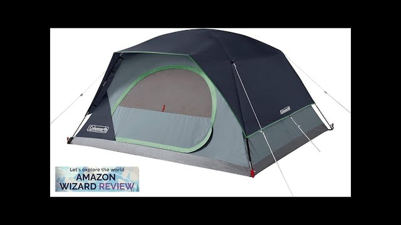 Coleman Skydome Camping Tent 2/4/6/8 Person Weatherproof Tent with 5 Minute Setup Review