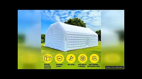 WARSUN Large White Inflatable Night Club 30x20x13Ft Inflatable Party Tent with Logo Review