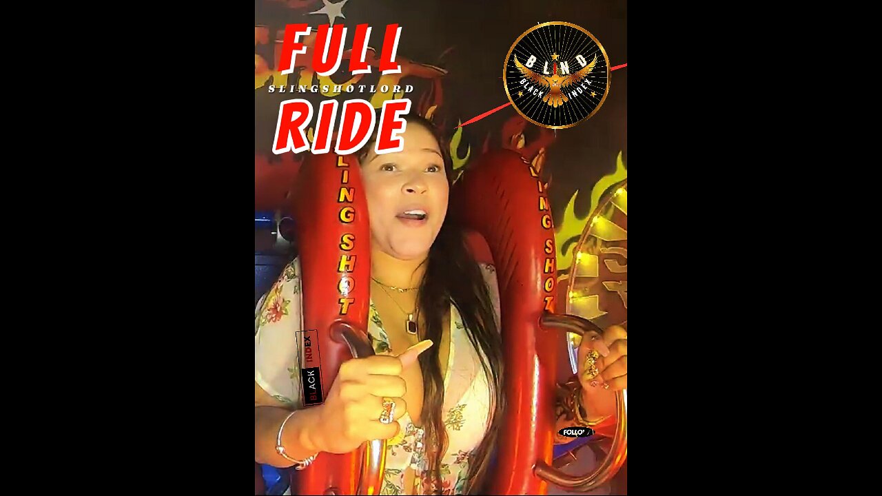 Full Slingshot Ride with Giselle #shorts #slingshot #reaction #slingshotchallenge #funny
