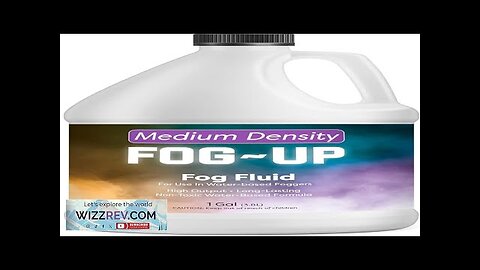 FogUp Medium Density Fog Juice Extremely Long Lasting High Output Non-Toxic Review