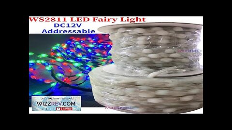 DC12V 1000-3000PCS Smart WS2811 LED Strip Light RGB Addressable 15/20/25/30/50/100mm Spacing Review