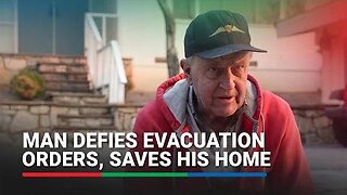 Palisades resident who defied evacuation orders and saved his home