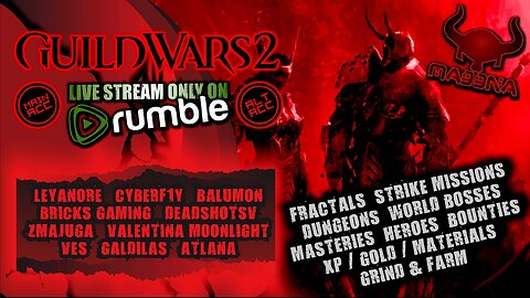 GUILD WARS 2 MASH UP COOP ft Leyanore, Balumon & Cyberf1y