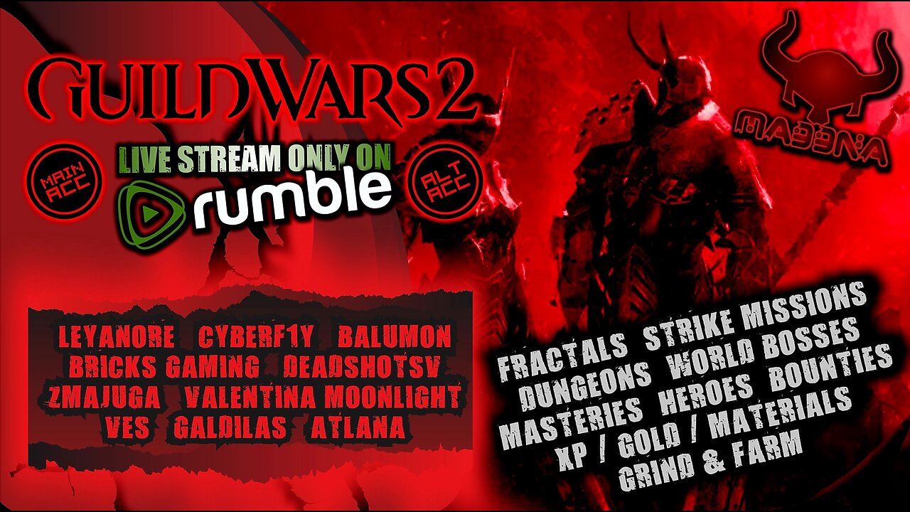 GUILD WARS 2 MASH UP COOP ft Leyanore, Balumon & Cyberf1y