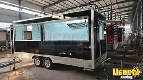 Fully Equipped & Licensed 2023 Kitchen Food Concession Trailer for Sale in Florida!