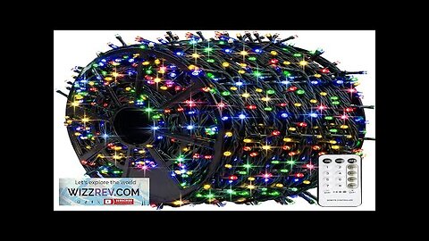 TW SHINE 1000 LED Christmas Lights 328FT Christmas Tree Lights Outdoor Plug Review