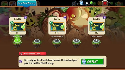 Plants vs Zombies 2 - Plant Nursery - Bun Chi - February 2025