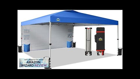 CROWN SHADES Canopy Tent 10x10 Pop Up Canopy Outdoor Shade with Pockets Review